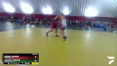 215 lbs Round 1 (16 Team) - Kaden Currier, Riverdale vs Batavia Athlete, Oconto Falls