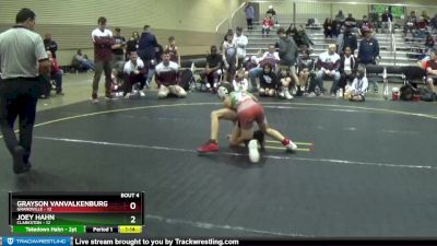 72 lbs Placement (4 Team) - Grayson VanValkenburg, Grandville vs Joey Hahn, Clarkston