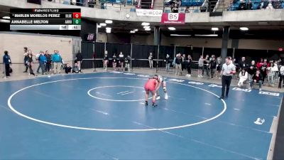 140 lbs Cons. Round 4 - Marlen Morelos Perez, Blue Island (Eisenhower) vs Annabelle Melton, Unattached