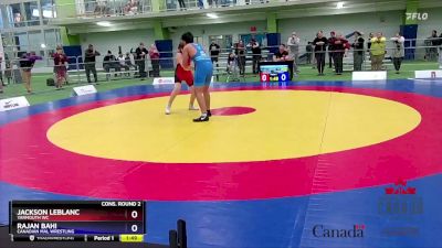 71kg Cons. Round 2 - Jackson LeBlanc, Yarmouth WC vs Rajan Bahi, Canadian Mal Wrestling