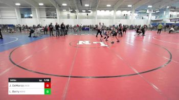 94 lbs Quarterfinal - Jason DeMarco, Overcomer Training Center vs Logan Barry, Mayo Quanchi WC