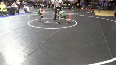 45 lbs Consi Of 16 #2 - Jeptha Gates, Connellsville vs Easton Zavada, Connellsville