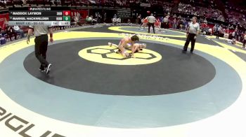 D2-120 lbs Champ. Round 1 - Markel Hackwelder, Hubbard vs Maddox Laymon, Sheridan