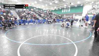 120 lbs Cons. Semi - Tyler Hiraoka, JW North vs Jason Ybarra, Pacifica/Oxnard