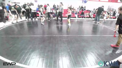 66-70 lbs Rr Rnd 2 - Leland Riley, Midwest City Bombers Youth Wrestling Club vs Conner Woods, Salina Wrestling Club