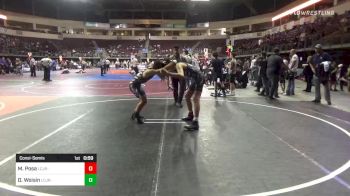 130 lbs Consolation - Mason Posa, La Cueva JR Wrestling- WH-6 vs Dominic Woisin, La Cueva JR Wrestling- WH-6