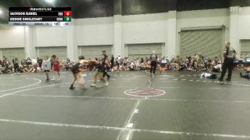 76 lbs Round 5 (8 Team) - Jackson Daniel, Rabbit Wrestling Club vs Dessie Singletary, Bulloch Bandits Wrestling Club