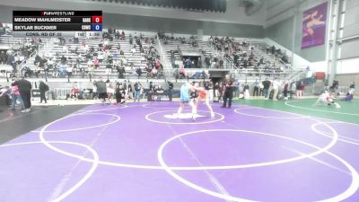 65 kg Cons. Rd Of 32 - Meadow Mahlmeister, Darkhorse vs Skylar Buckner, Cheney Blackhawk Wrestling Club