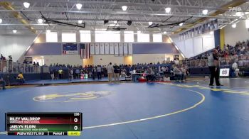 235 lbs Cons. Round 2 - Riley Waldrop, Vancleave High School vs Jaelyn Elgin, North Pontotoc High School