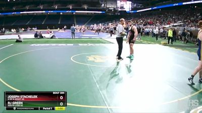 D1-190 lbs 5th Place Match - RJ Green, South Lyon HS vs Joseph Stachelek, U Of D Jesuit HS