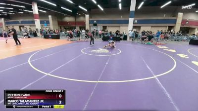 102 lbs Cons. Round 1 - Peyton Evans, ReZults Wrestling vs Marco Talamantez Jr., NXT Level Wrestling Academy