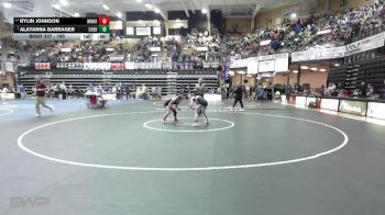 100 lbs Cons. Semi - Alayanna Barrager, Cherryvale HS vs Rylin Johnson, Minneapolis HS