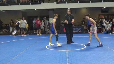 120 lbs Cons. Quarters - Storm Murphy, Grindhouse Wrestling vs Robert Olson, GRIT Athletics Wrestling Club