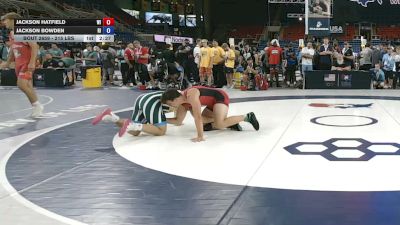 215 lbs Cons. Sub-rd Of 32 - Jackson Hatfield, Wisconsin vs Jackson Bowden, Rhode Island