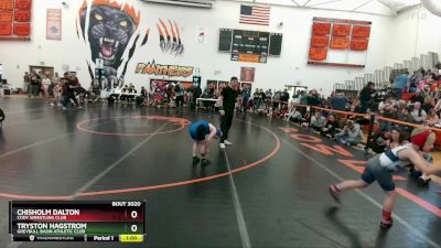 70 lbs Cons. Round 1 - Tryston Hagstrom, Greybull Basin Athletic Club vs Chisholm Dalton, Cody Wrestling Club