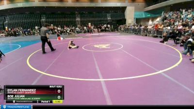 82-90 lbs Round 3 - Dylan Fernandez, Douglas County Grapplers vs Boe Julian, Silver State Wrestling Academy