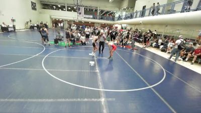100 lbs Round 3 - Melayna Johnson, Riverton Wolf Pack Wrestling Club vs Harlym Ward, Bear River Wrestling Club