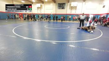 Boys 132 lbs Quarterfinal - Fransisco Rivera, Hollister Boys vs Brian Miller, Palo Alto Boys