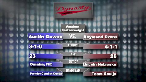 Raymond Evans vs. Austin Gowan Dynasty Combat Sports Replay