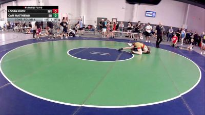 144 lbs Cons. Round 4 - Logan Kuck, Ringers Wrestling Club vs Cam Matthews, Illinois