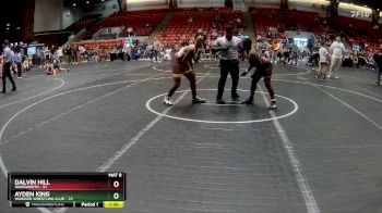 130 lbs Quarterfinal - Ayden King, Warrior Wrestling Club vs Dalvin Hill, Wadsworth