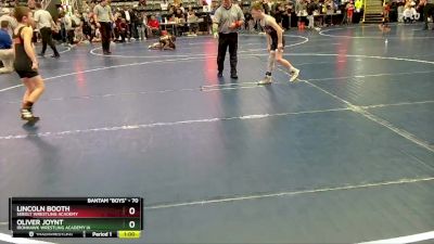 70 lbs 5th Place Match - Lincoln Booth, Sebolt Wrestling Academy vs Oliver Joynt, Ironhawk Wrestling Academy IA