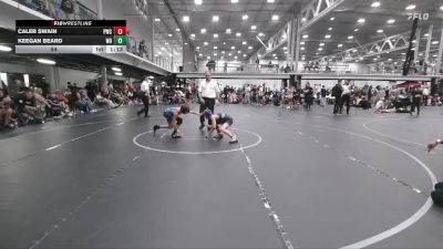 84 lbs Round 5 (10 Team) - Keegan Beard, Wayne Danger vs Caleb Swain, Pride WC