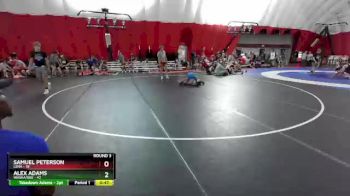 87-92 lbs Round 3 - Samuel Peterson, Lena vs Alex Adams, Waska/BBE