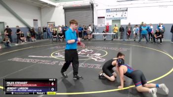 105 lbs Semifinal - Miles Stewart, Arctic Warriors Wrestling Club vs Jeremy Larson, Dillingham Wolverine Wrestling Club