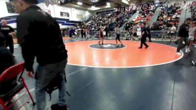 132 lbs Champ. Round 3 - Caleb Cortez, Ayala vs Siraj Sidhu, Clovis North