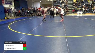 285 lbs Semifinal - Ben Shue, Bergen Catholic-NJ vs Nicholas Pavlechko, State College