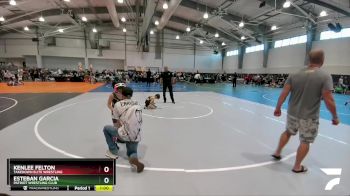 61 lbs Cons. Round 2 - Esteban Garcia, Patriot Wrestling Club vs Kenlee Felton, Takedown Elite Wrestling