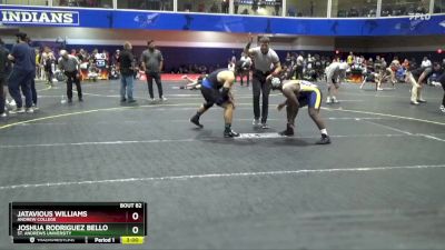 184 lbs Cons. Round 4 - Joshua Rodriguez Bello, St. Andrews University vs Jatavious Williams, Andrew College