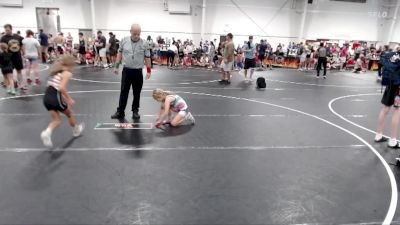 64 lbs Semis (4 Team) - Brielle Shannon, R&R Ladies Black vs Charlotte Robbins, Backyard Bullies Wrestling Club