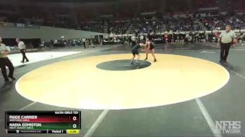 6A/5A Girls 120 Quarterfinal - Paige Carrier, Westview Girls vs Nadia Edmiston, West Albany Girls