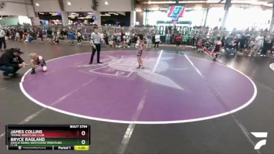 85 lbs Quarterfinal - Bryce Ragland, Gracie Barra Westchase Wrestling Club vs James Collins, Texans Wrestling Club