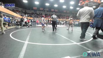 110 lbs Consi Of 4 - Bentley Wainscott, Husky Wrestling Club vs Grayson Moss, Blanchard Youth Wrestling Club