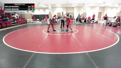 165 lbs 4th Wrestleback (16 Team) - Chance Browne, Coffee vs Daylan Maxwell, Jackson County