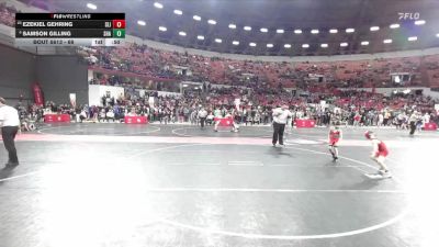 69 lbs Cons. Semi - Ezekiel Gehring, Slinger vs Samson Gilling, Shawano