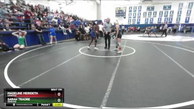 135 lbs Champ. Round 1 - Sarah Traore, Serrano vs Madeline Merideth, Cerritos