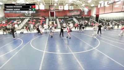 113 lbs Semifinal - Riggins Peterson, Declo Stingers vs Dominic Gortat, Stallions Wrestling Club