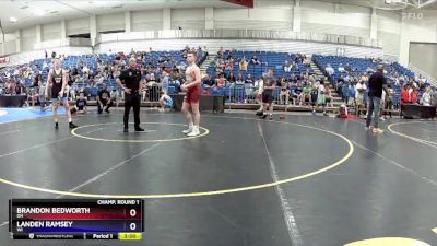 138 lbs Champ. Round 1 - Brandon Bedworth, OH vs Landen Ramsey, WI