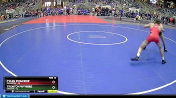 147 lbs Quarterfinals (8 Team) - Tyler Moncrief, Tillamook vs Trenton Wymore, Cascade