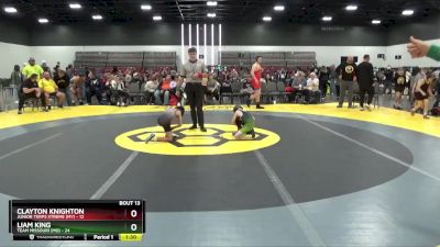 55 lbs Placement Matches (8 Team) - Clayton Knighton, Junior Terps Xtreme (MY) vs Liam King, Team Missouri (MO)