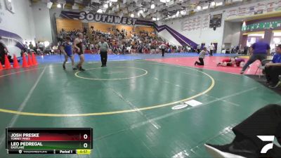 157 Boys Cons. Round 2 - Leo Pedregal, Eastlake vs Josh Preske, Torrey Pines