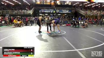 3A 160 lbs Cons. Round 2 - Josh Daltro, Fletcher vs Brandon Lehrman, Olympic Heights