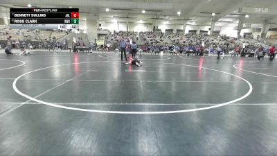 65 lbs Cons. Round 2 - Bennett Sullins, Sumner Co Wrestling Club vs Ross Clark, Rabbit Wrestling Club