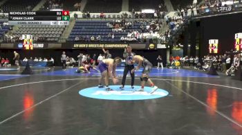 285 lbs Cons. Round 2 - Nicholas Cook, Roanoke vs Jonah Clark, Loras