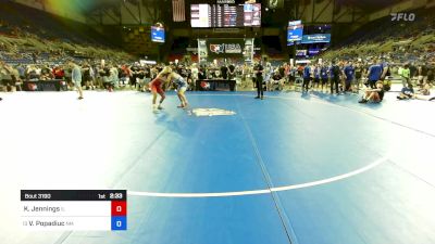 132 lbs Cons 16 #2 - Keygan Jennings, IL vs Valentine Popadiuc, NM