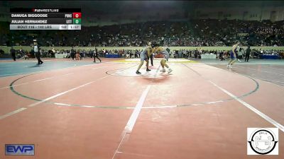 140 lbs Round Of 16 - Danuga Biggoose, Ponca City vs Julian Hernandez, Little Axe Takedown Club